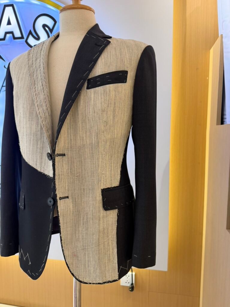 Bespoke suit canvas construction at Class Bespoke Tailor Bangkok